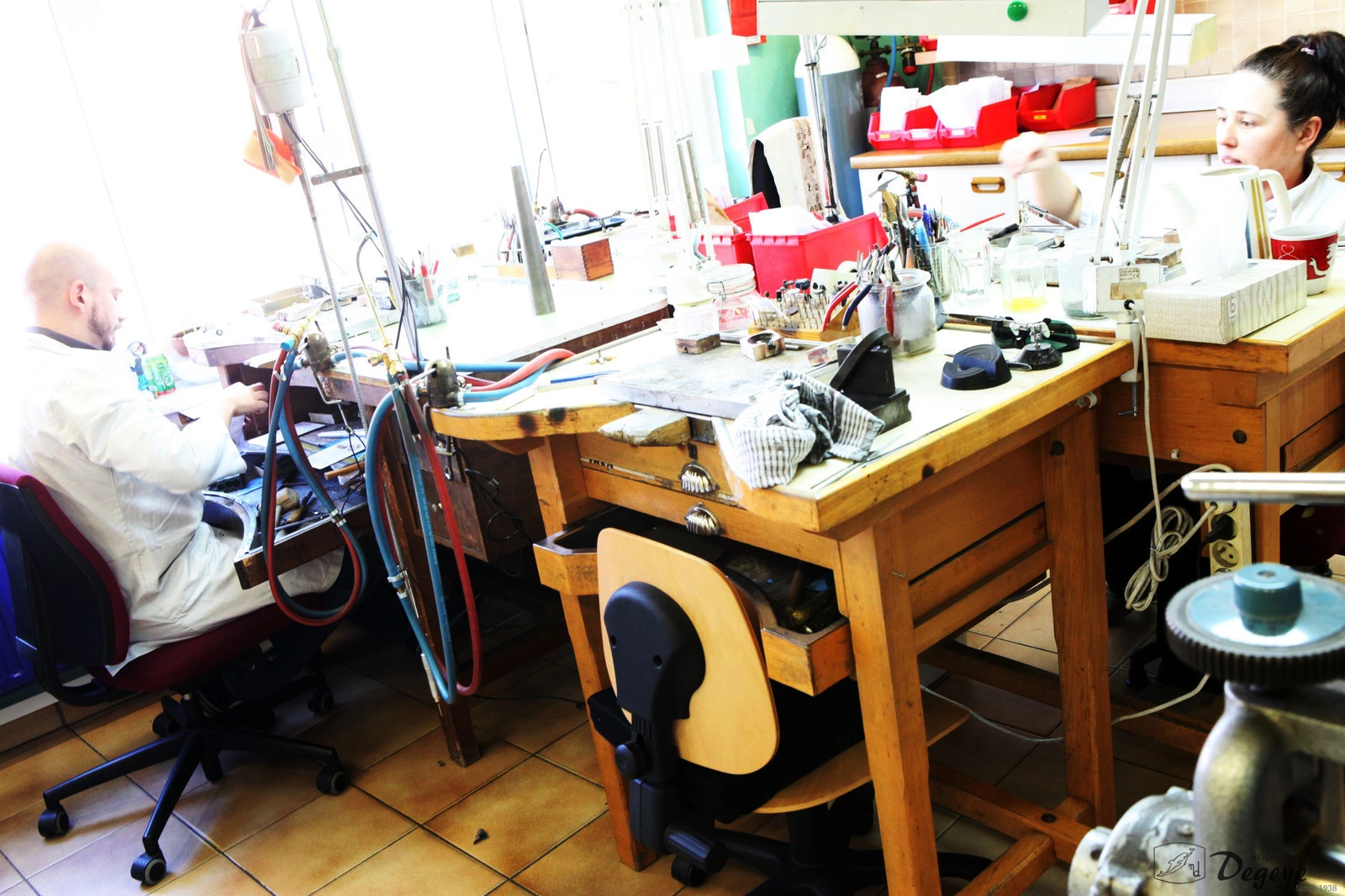 Atelier sur place bijouterie Degeye