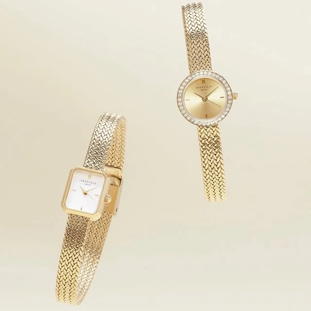 Montres pour femme bracelet milanais doré - Sélection horlogère Degeye